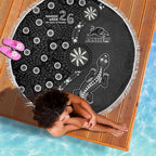Penrith Panthers NAIDOC Week 2026 Beach Blanket Aboriginal Lizard Dot Painting - 50 Years of Deadly