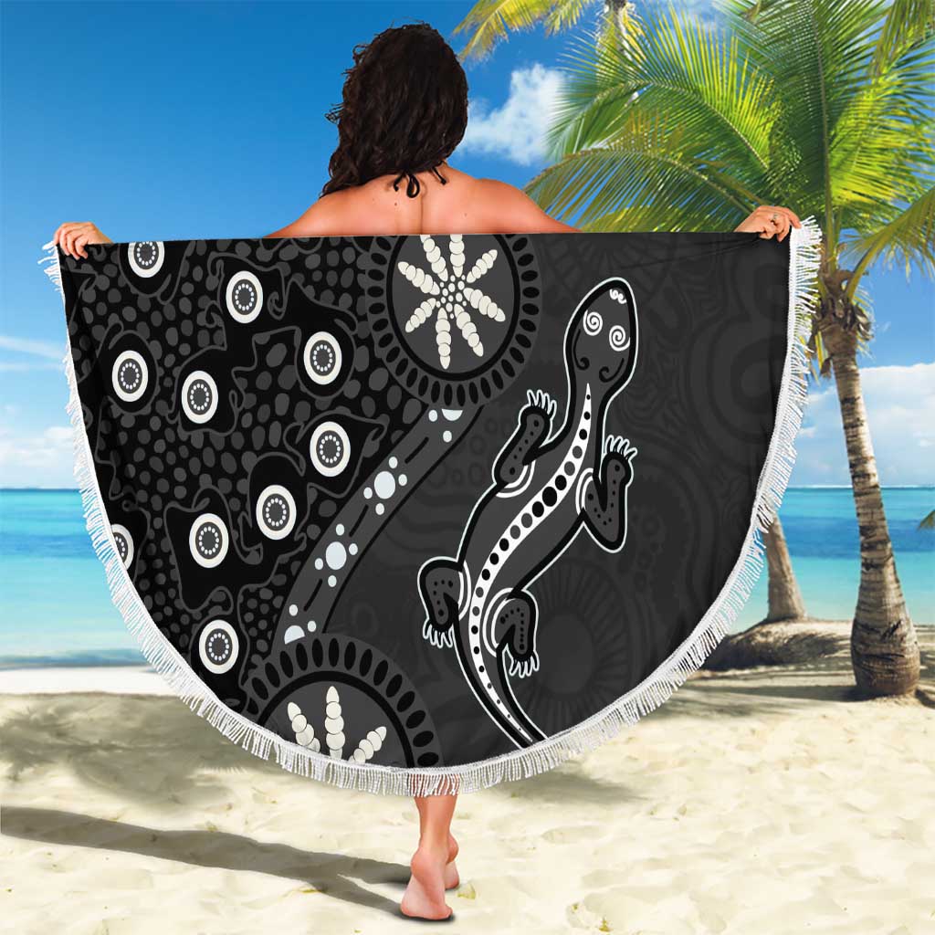 Penrith Panthers NAIDOC Week 2026 Beach Blanket Aboriginal Lizard Dot Painting - 50 Years of Deadly