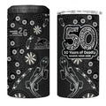 Penrith Panthers NAIDOC Week 2026 4 in 1 Can Cooler Tumbler Aboriginal Lizard Dot Painting - 50 Years of Deadly