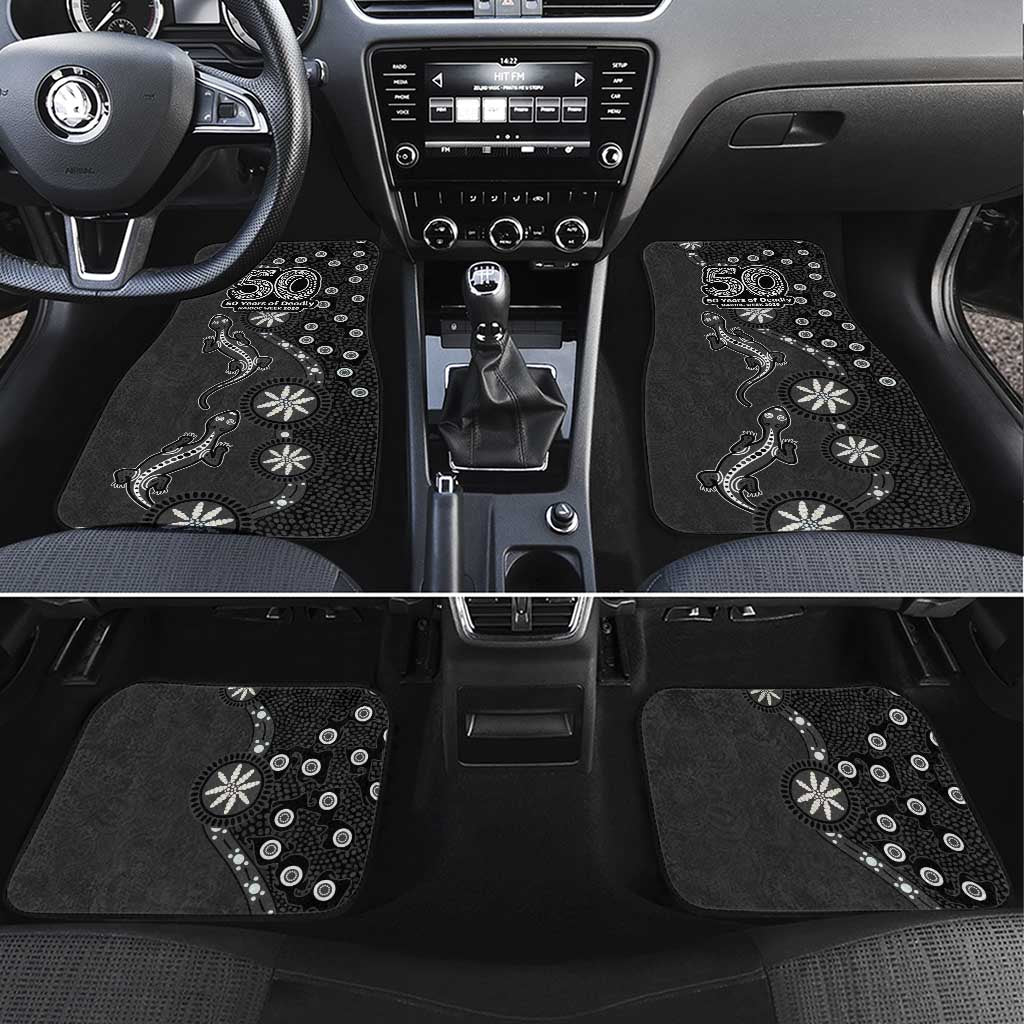 Penrith Panthers NAIDOC Week 2026 Car Mats Aboriginal Lizard Dot Painting - 50 Years of Deadly