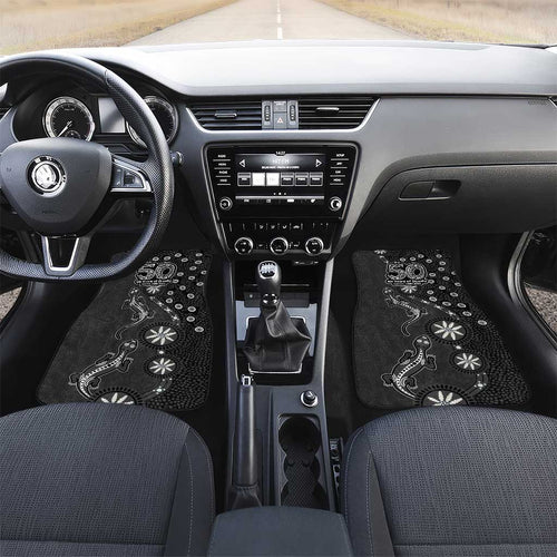 Penrith Panthers NAIDOC Week 2026 Car Mats Aboriginal Lizard Dot Painting - 50 Years of Deadly