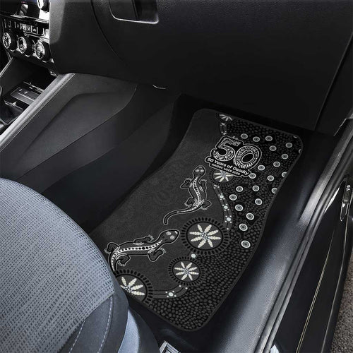 Penrith Panthers NAIDOC Week 2026 Car Mats Aboriginal Lizard Dot Painting - 50 Years of Deadly