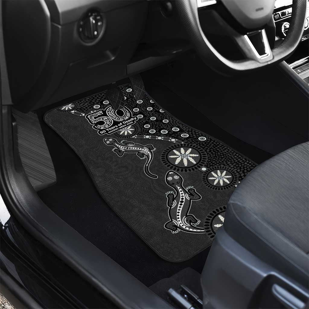 Penrith Panthers NAIDOC Week 2026 Car Mats Aboriginal Lizard Dot Painting - 50 Years of Deadly