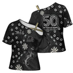 Penrith Panthers NAIDOC Week 2026 Cross Shoulder Shirt Aboriginal Lizard Dot Painting - 50 Years of Deadly