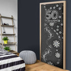 Penrith Panthers NAIDOC Week 2026 Door Cover Aboriginal Lizard Dot Painting - 50 Years of Deadly