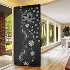 Penrith Panthers NAIDOC Week 2026 Door Cover Aboriginal Lizard Dot Painting - 50 Years of Deadly