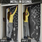 Penrith Panthers NAIDOC Week 2026 Door Cover Aboriginal Lizard Dot Painting - 50 Years of Deadly