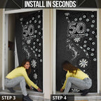 Penrith Panthers NAIDOC Week 2026 Door Cover Aboriginal Lizard Dot Painting - 50 Years of Deadly