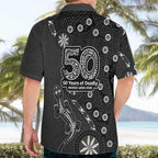 Penrith Panthers NAIDOC Week 2026 Hawaiian Shirt Aboriginal Lizard Dot Painting - 50 Years of Deadly