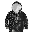 Penrith Panthers NAIDOC Week 2026 Kid Hoodie Aboriginal Lizard Dot Painting - 50 Years of Deadly