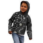 Penrith Panthers NAIDOC Week 2026 Kid Hoodie Aboriginal Lizard Dot Painting - 50 Years of Deadly