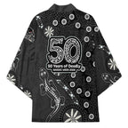 Penrith Panthers NAIDOC Week 2026 Kimono Aboriginal Lizard Dot Painting - 50 Years of Deadly