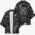 Penrith Panthers NAIDOC Week 2026 Kimono Aboriginal Lizard Dot Painting - 50 Years of Deadly