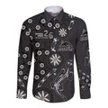 Penrith Panthers NAIDOC Week 2026 Long Sleeve Button Shirt Aboriginal Lizard Dot Painting - 50 Years of Deadly