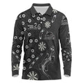 Penrith Panthers NAIDOC Week 2026 Long Sleeve Polo Shirt Aboriginal Lizard Dot Painting - 50 Years of Deadly