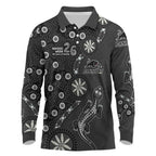 Penrith Panthers NAIDOC Week 2026 Long Sleeve Polo Shirt Aboriginal Lizard Dot Painting - 50 Years of Deadly