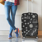 Penrith Panthers NAIDOC Week 2026 Luggage Cover Aboriginal Lizard Dot Painting - 50 Years of Deadly