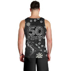 Penrith Panthers NAIDOC Week 2026 Men Tank Top Aboriginal Lizard Dot Painting - 50 Years of Deadly