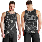 Penrith Panthers NAIDOC Week 2026 Men Tank Top Aboriginal Lizard Dot Painting - 50 Years of Deadly