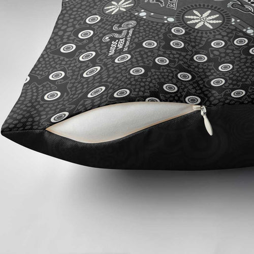Penrith Panthers NAIDOC Week 2026 Pillow Cover Aboriginal Lizard Dot Painting - 50 Years of Deadly