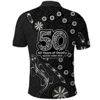Penrith Panthers NAIDOC Week 2026 Polo Shirt Aboriginal Lizard Dot Painting - 50 Years of Deadly