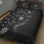 Penrith Panthers NAIDOC Week 2026 Quilt Bed Set Aboriginal Lizard Dot Painting - 50 Years of Deadly