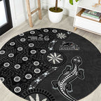 Penrith Panthers NAIDOC Week 2026 Round Carpet Aboriginal Lizard Dot Painting - 50 Years of Deadly