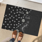 Penrith Panthers NAIDOC Week 2026 Rubber Doormat Aboriginal Lizard Dot Painting - 50 Years of Deadly
