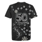 Penrith Panthers NAIDOC Week 2026 Rugby Jersey Aboriginal Lizard Dot Painting - 50 Years of Deadly