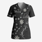 Penrith Panthers NAIDOC Week 2026 Scrub Top Aboriginal Lizard Dot Painting - 50 Years of Deadly