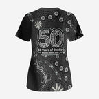 Penrith Panthers NAIDOC Week 2026 Scrub Top Aboriginal Lizard Dot Painting - 50 Years of Deadly