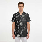 Penrith Panthers NAIDOC Week 2026 Scrub Top Aboriginal Lizard Dot Painting - 50 Years of Deadly