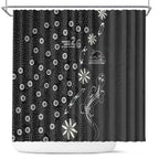 Penrith Panthers NAIDOC Week 2026 Shower Curtain Aboriginal Lizard Dot Painting - 50 Years of Deadly
