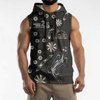 Penrith Panthers NAIDOC Week 2026 Sleeveless Hoodie Aboriginal Lizard Dot Painting - 50 Years of Deadly