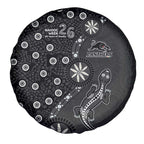 Penrith Panthers NAIDOC Week 2026 Spare Tire Cover Aboriginal Lizard Dot Painting - 50 Years of Deadly