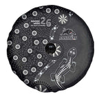 Penrith Panthers NAIDOC Week 2026 Spare Tire Cover Aboriginal Lizard Dot Painting - 50 Years of Deadly
