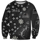 Penrith Panthers NAIDOC Week 2026 Sweatshirt Aboriginal Lizard Dot Painting - 50 Years of Deadly