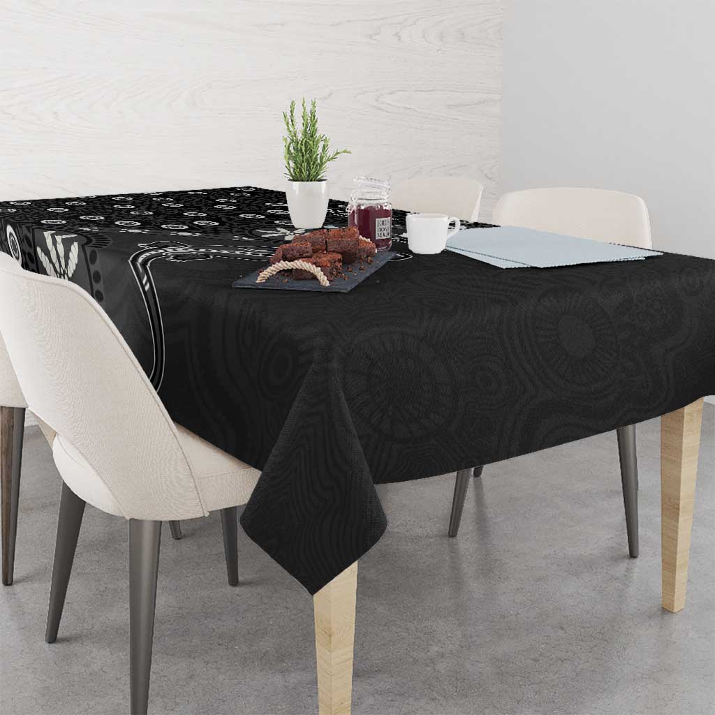 Penrith Panthers NAIDOC Week 2026 Tablecloth Aboriginal Lizard Dot Painting - 50 Years of Deadly