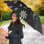Penrith Panthers NAIDOC Week 2026 Umbrella Aboriginal Lizard Dot Painting - 50 Years of Deadly