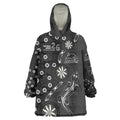 Penrith Panthers NAIDOC Week 2026 Wearable Blanket Hoodie Aboriginal Lizard Dot Painting - 50 Years of Deadly