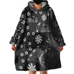 Penrith Panthers NAIDOC Week 2026 Wearable Blanket Hoodie Aboriginal Lizard Dot Painting - 50 Years of Deadly