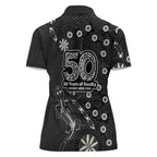 Penrith Panthers NAIDOC Week 2026 Women Polo Shirt Aboriginal Lizard Dot Painting - 50 Years of Deadly