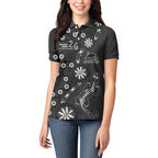 Penrith Panthers NAIDOC Week 2026 Women Polo Shirt Aboriginal Lizard Dot Painting - 50 Years of Deadly