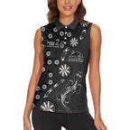 Penrith Panthers NAIDOC Week 2026 Women Sleeveless Polo Shirt Aboriginal Lizard Dot Painting - 50 Years of Deadly