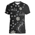 Penrith Panthers NAIDOC Week 2026 Women V-Neck T-Shirt Aboriginal Lizard Dot Painting - 50 Years of Deadly