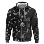 Penrith Panthers NAIDOC Week 2026 Zip Hoodie Aboriginal Lizard Dot Painting - 50 Years of Deadly