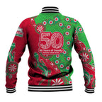 South Sydney Rabbitohs NAIDOC Week 2026 Baseball Jacket Aboriginal Lizard Dot Painting - 50 Years of Deadly