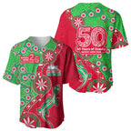 South Sydney Rabbitohs NAIDOC Week 2026 Baseball Jersey Aboriginal Lizard Dot Painting - 50 Years of Deadly