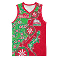 South Sydney Rabbitohs NAIDOC Week 2026 Basketball Jersey Aboriginal Lizard Dot Painting - 50 Years of Deadly