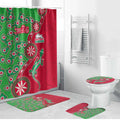 South Sydney Rabbitohs NAIDOC Week 2026 Bathroom Set Aboriginal Lizard Dot Painting - 50 Years of Deadly